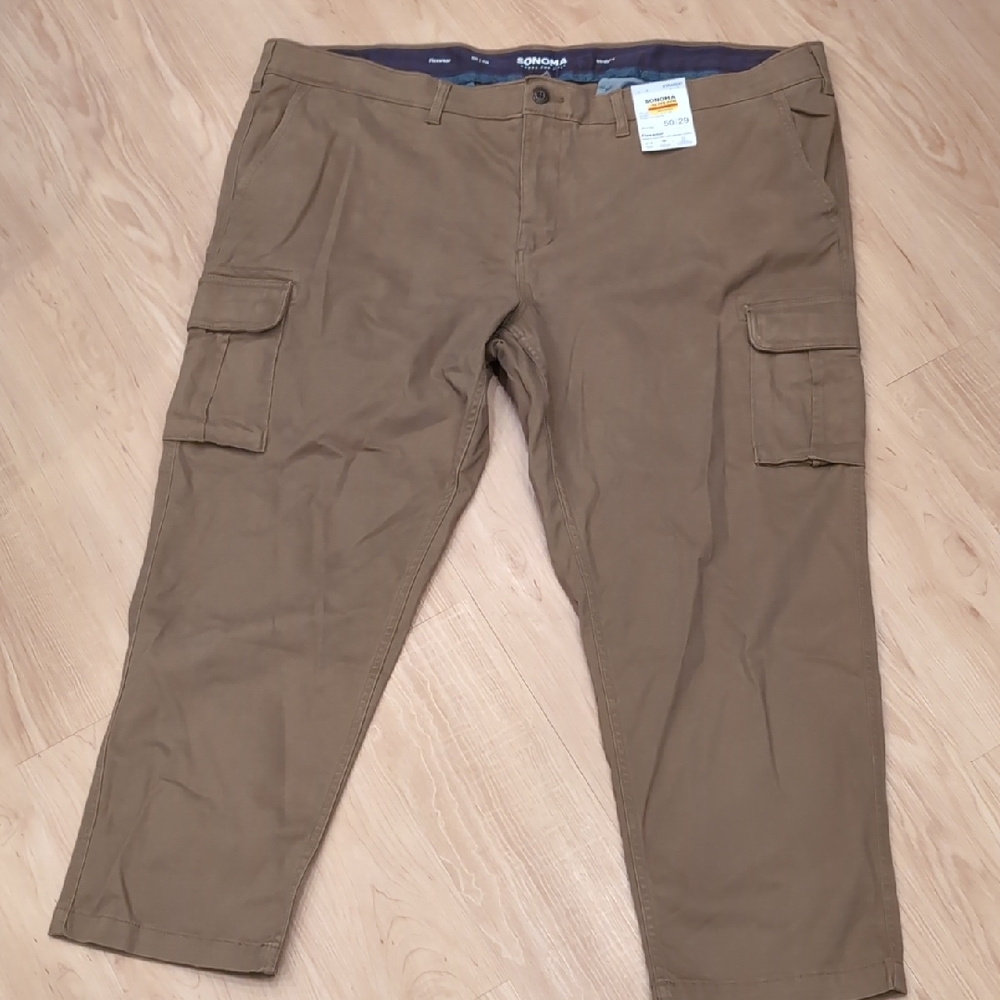 Sonoma Men's Brown Cargo Pants